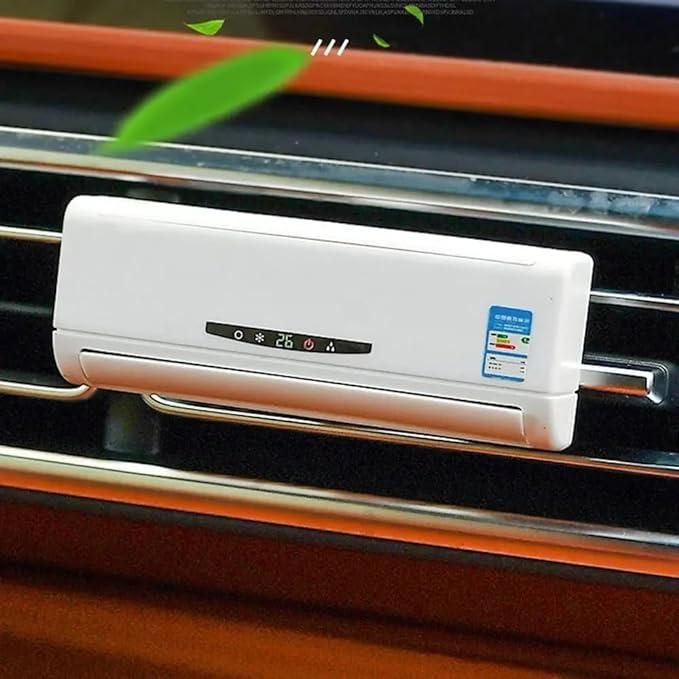 Mini Solar AC Style Car Air Freshener I Dashboard Diffuser