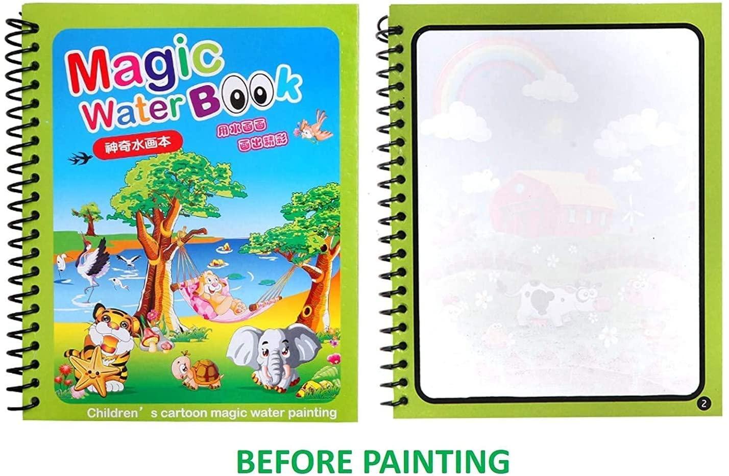 Magic Water Coloring Book – Reusable & Quick-Dry