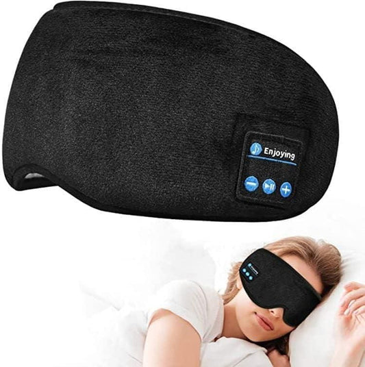 Wireless Bluetooth Eye Mask I Music Sleep Mask I Rechargeable & Washable with Hands-Free Calling