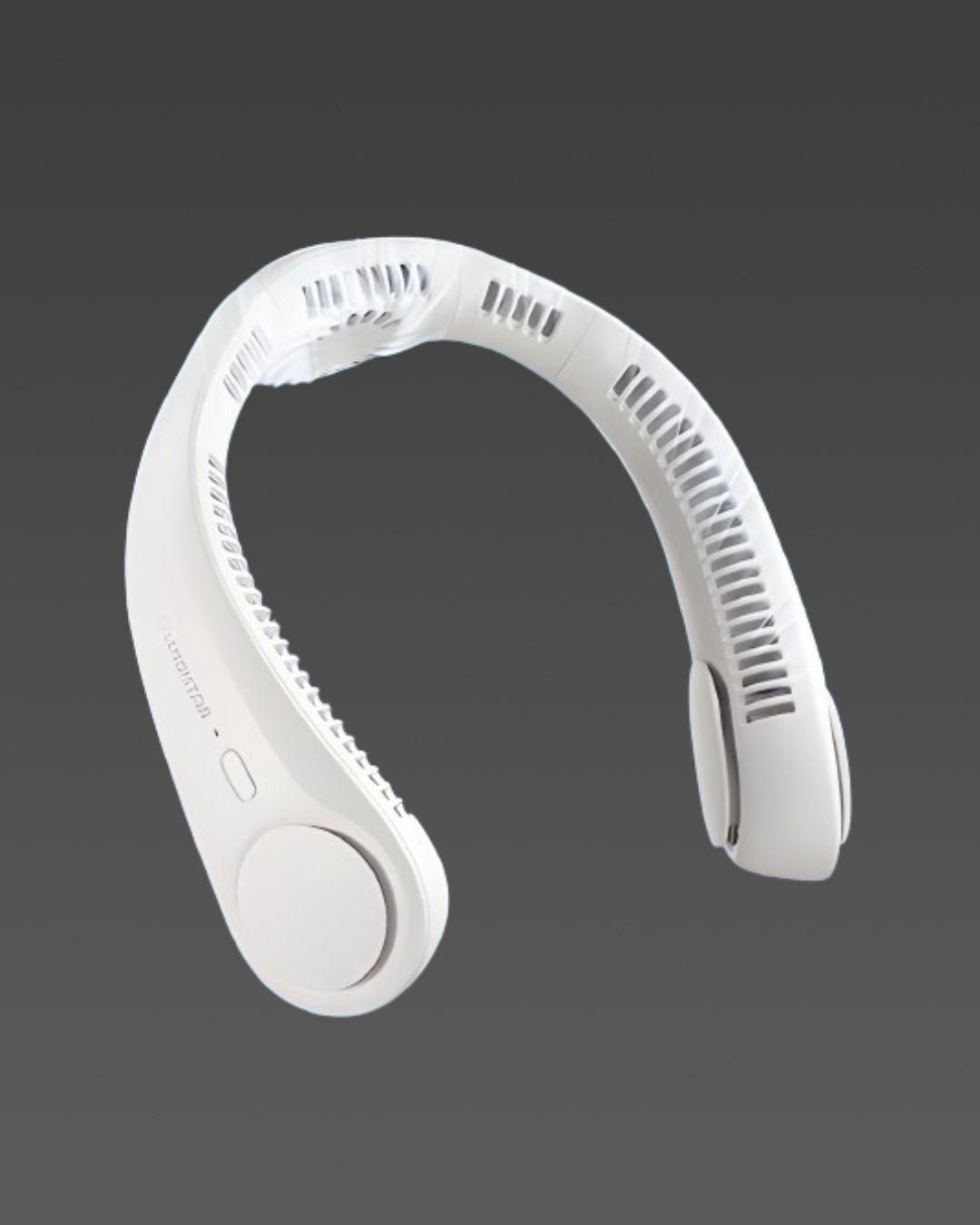 Portable Bladeless Neck Fan I Rechargeable Hanging Fan for Personal Cooling
