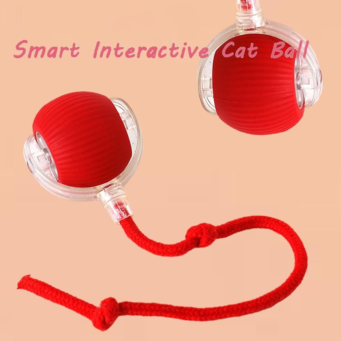 Interactive Rolling Ball Cat Toy I Smart Motion Activated I Indoor Pet Play Ball
