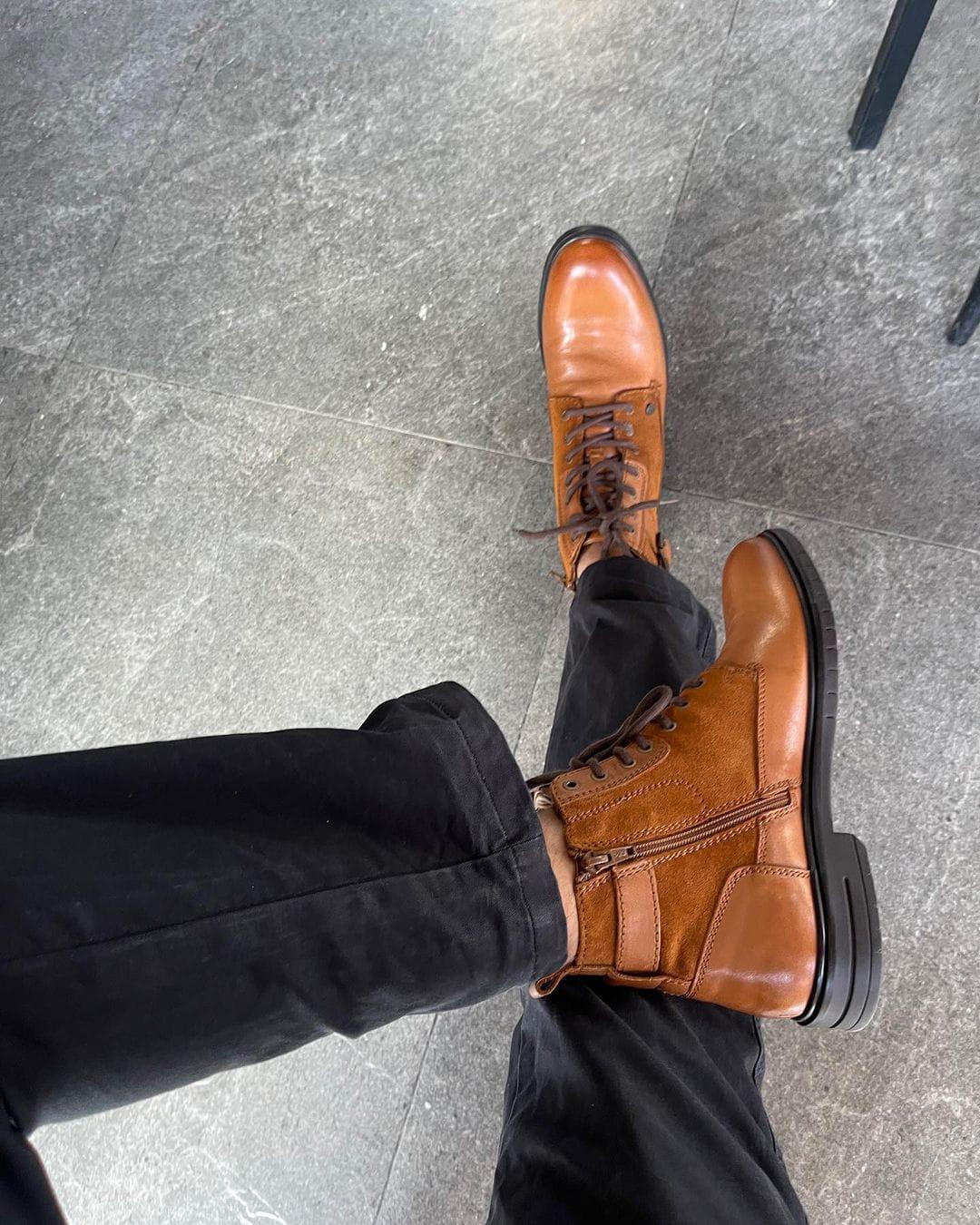 Men’s Casual Shoes – Daily Wear Synthetic Lace-Up Sneakers with PVC Sole | Brown