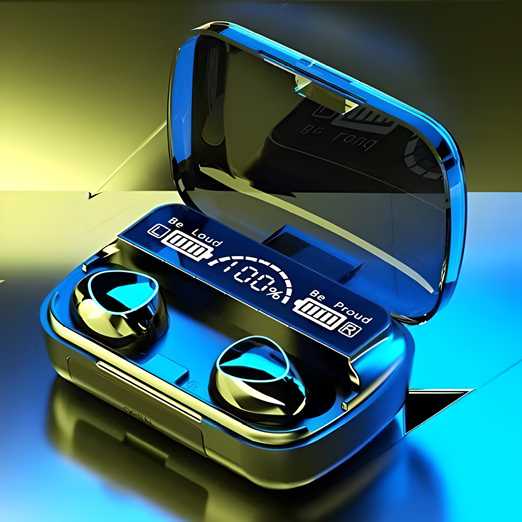 M10 Pro TWS Wireless Earbuds with Touch Control & Power Bank Case