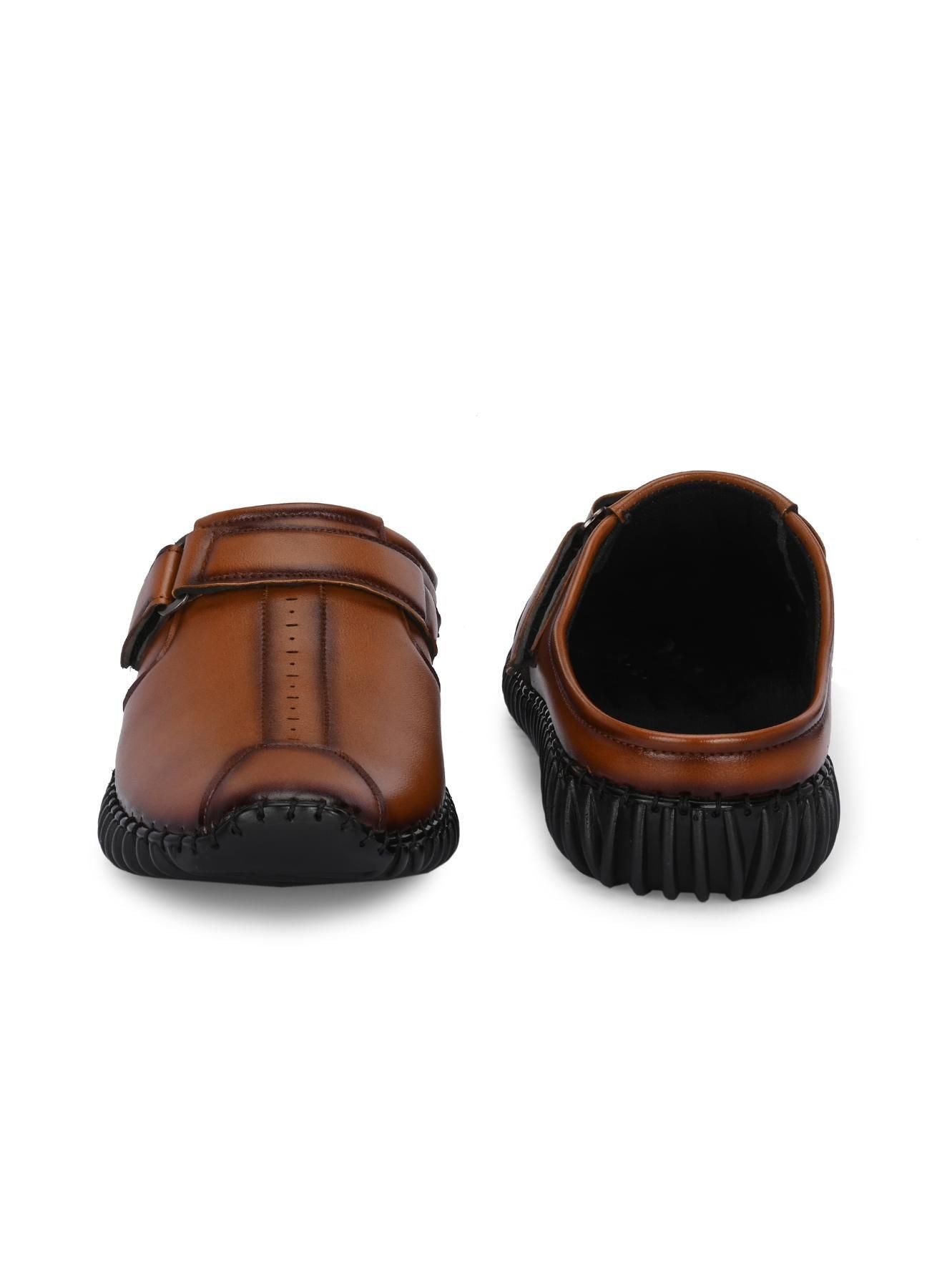 Men’s Tan Loafer Casual Shoes – Bantu Style Slip-On with Airmix Sole