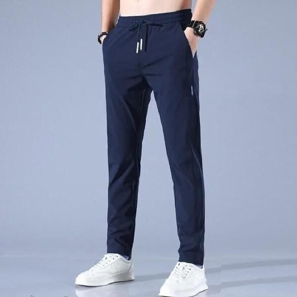 Men's Cotton Blend Track Pants – Pack of 2 | Solid Multicolor, Regular Fit | Casual Activewear Bottoms