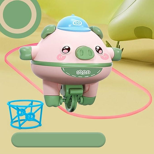 Tightrope Walking Tumbler Pig Toy for Kids