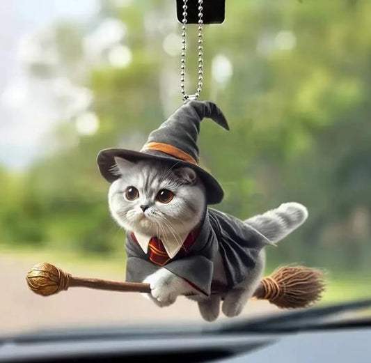 Acrylic Magic Kitten Pendant Decor I Pack of 1 I Multicolor