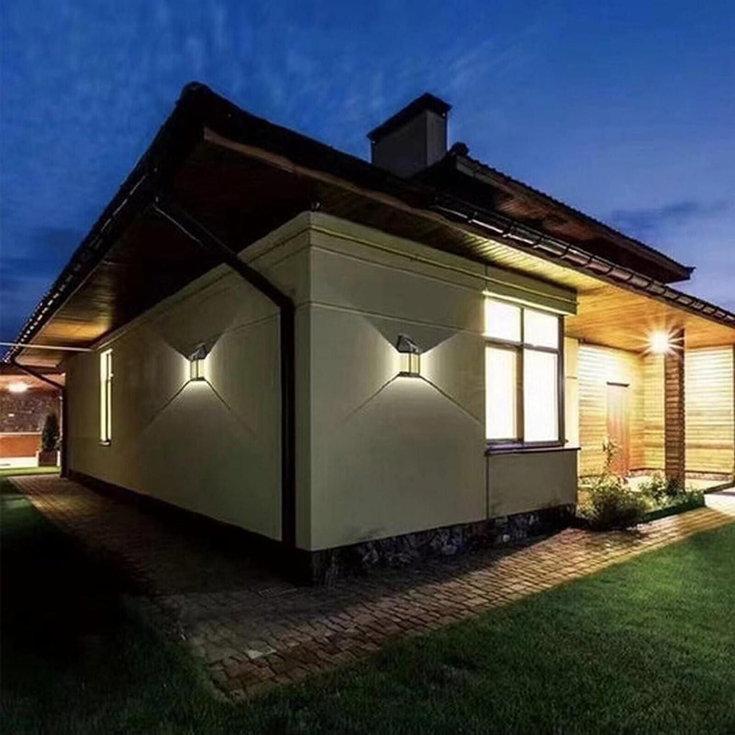 Solar Outdoor Wall Light I Motion Sensor Waterproof LED Lamp for Garden Driveway