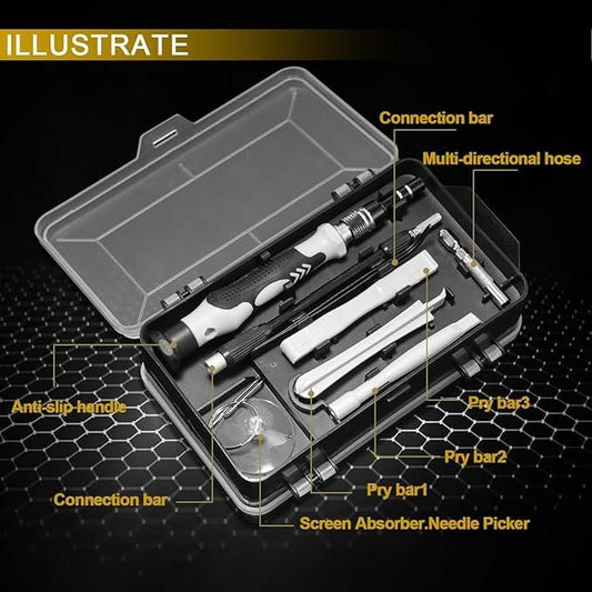 115 in 1 Precision Screwdriver Set – Magnetic Repair Tool Kit for Electronics & Appliances | Pack of 1