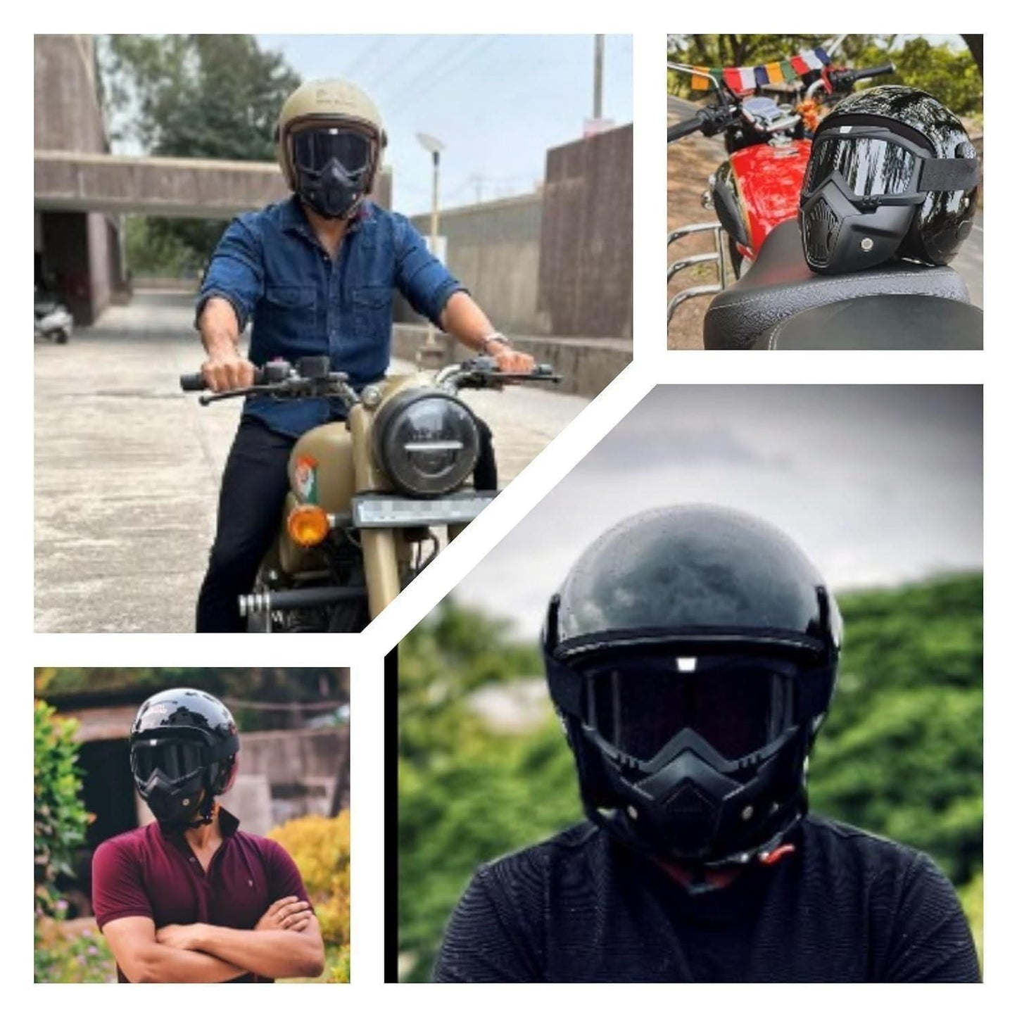 Goggle Mask UV Protective Open Face Shield I Windproof Eyewear