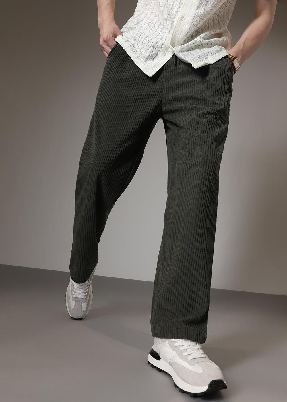 Men’s Stylish Cotton Blend Pants | Caudray Fabric | Solid Colors | Casual Wear (Pack of 2)