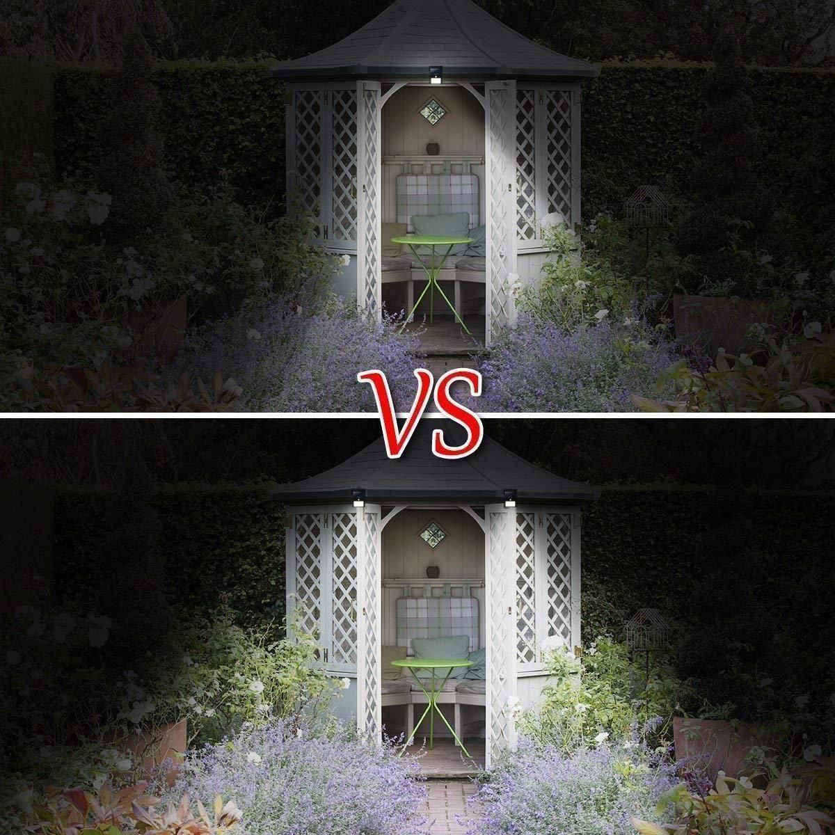 Solar Powered Outdoor LED Motion Sensor Light for Wall or Garden – Waterproof and Energy Saving